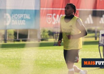 Benfica: Barreiro integrated in the preparation for the trip to Braga