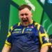 At 18, he is world darts champion for the second time in a row