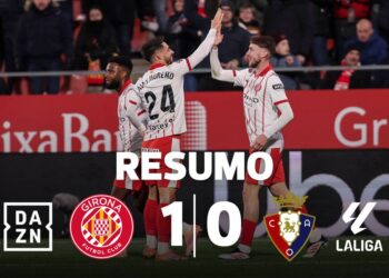 Girona ends up with one less, but overtakes Osasuna (summary)