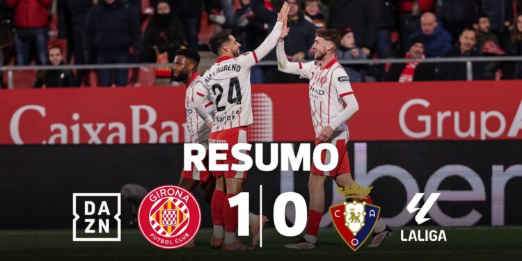 Girona ends up with one less, but overtakes Osasuna (summary)