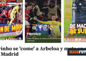 «Mourinho eats Arbeloa»: how the international press saw Benfica’s victory