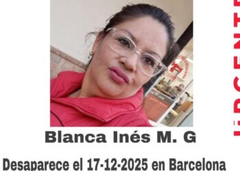 They are looking for Blanca Inés MG, the 44-year-old woman who disappeared in Barcelona more than a month ago