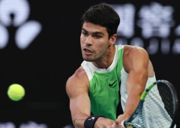 Alcaraz marks its only two tennis events in February in red