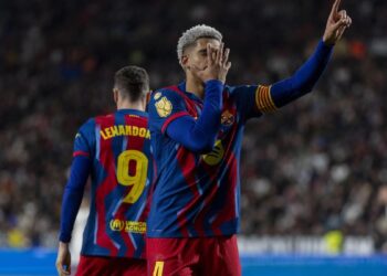 Araujo ‘returns’ with goal, hug in Flick and peculiar celebration