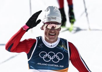 Klaebo wins the first gold of the six he hopes to win at the Milan-Cortina 2026 Winter Games