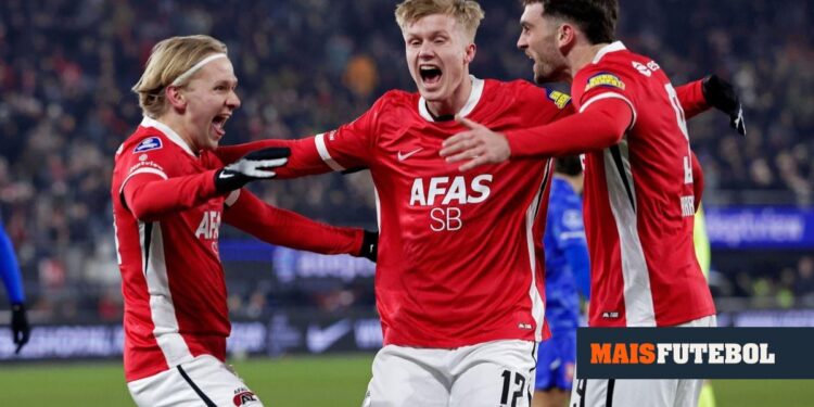 Netherlands: Parrott scores a goal in stoppage time and AZ remains in the Cup