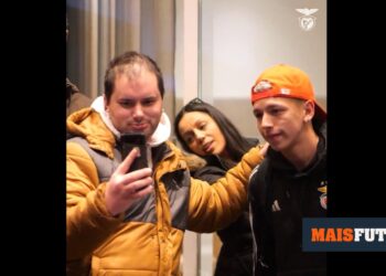 VIDEO: Prestianni travels with the Benfica delegation to Tondela